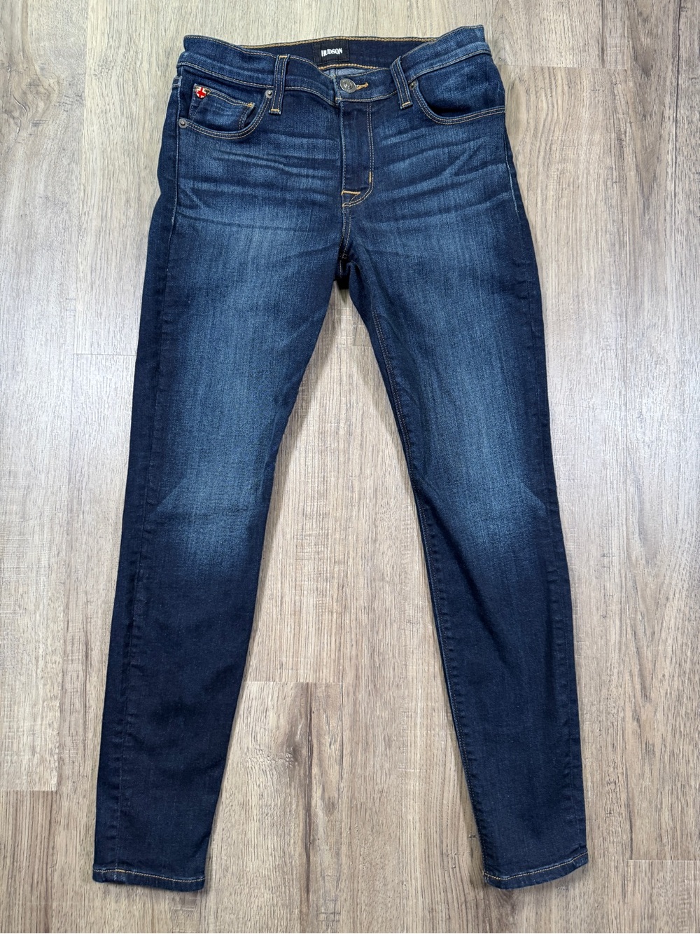 Hudson Krista Ankle Super Skinny Jeans Dark Wash Size 27